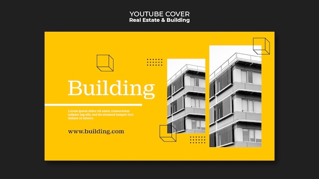 Free PSD real estate and building template design