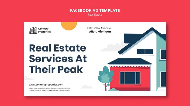 Real estate facebook template