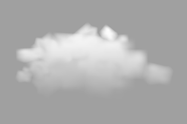 Free PSD realistic clouds isolated