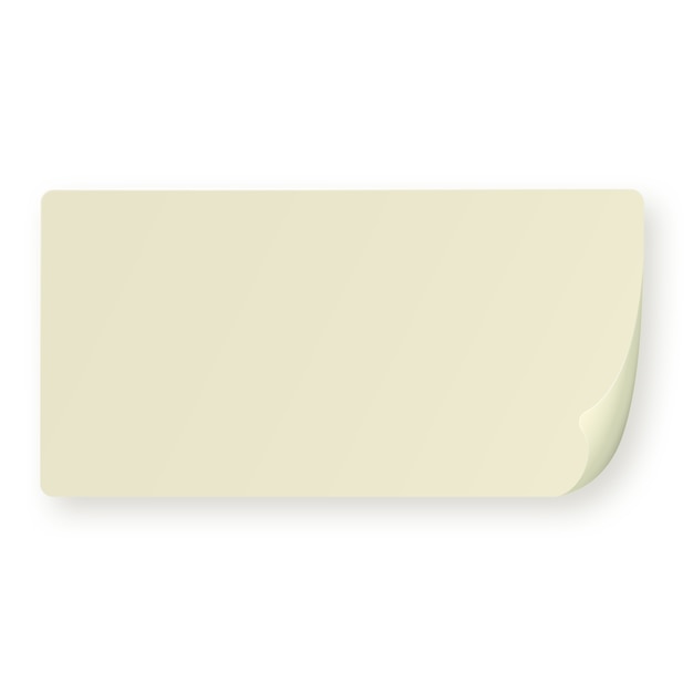 Free PSD realistic post it element isolated