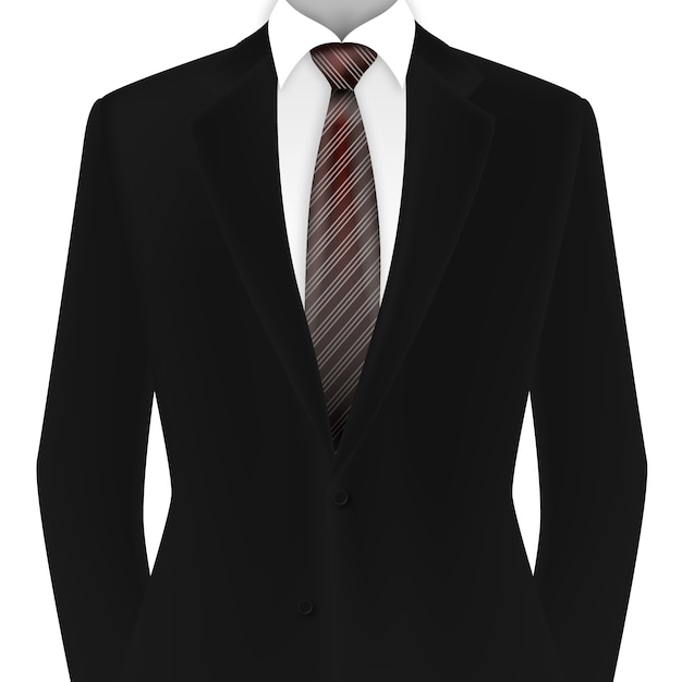 Free PSD realistic suit illustration