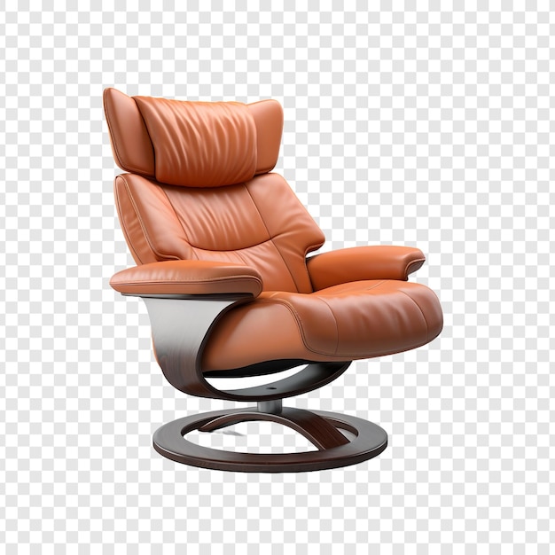 Free PSD recliner chair isolated on transparent background