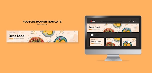 Free PSD restaurant template design