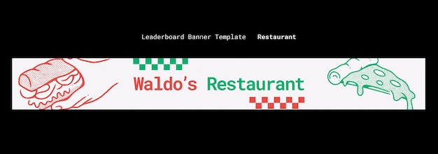 Free PSD restaurant template design