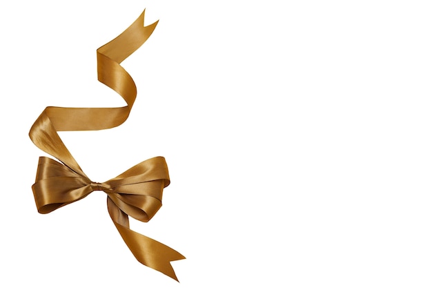 Free PSD ribbon bow isolated