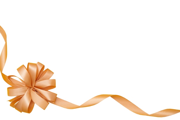 Free PSD ribbon bow isolated