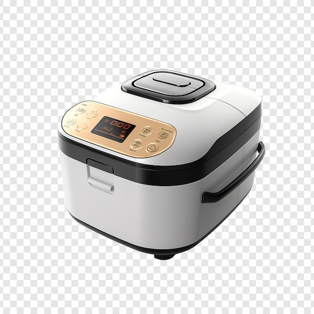 Free PSD rice cooker isolated on transparent background