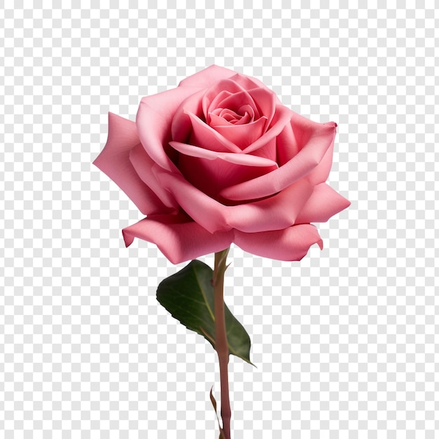 Rose flower png isolated on transparent background