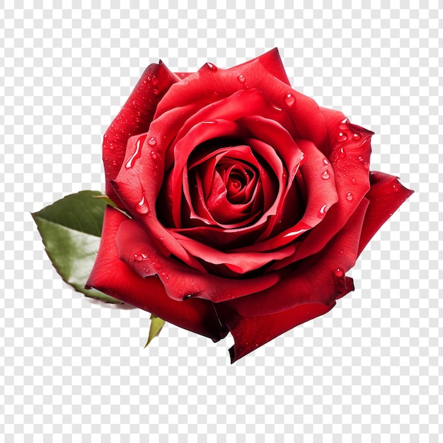 Rose flower png isolated on transparent background