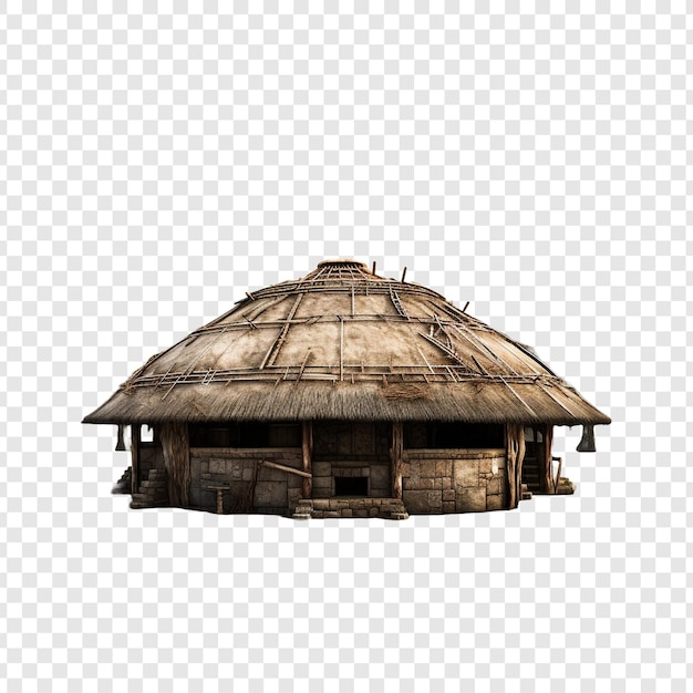 Free PSD roundhouse isolated on transparent background