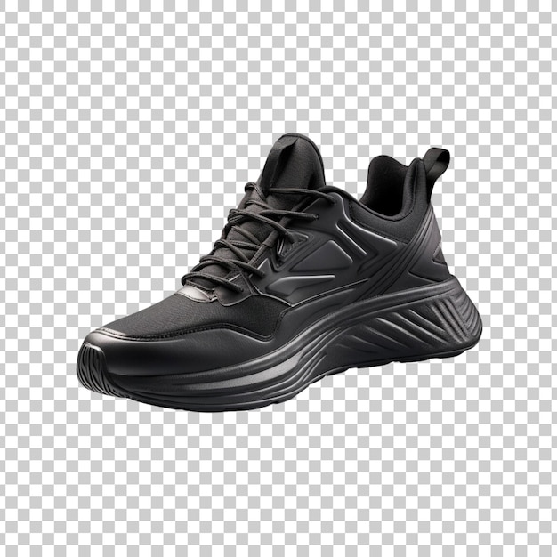 Free PSD running shoes or sneakers on a transparent background