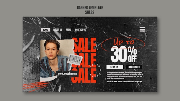 Free PSD sales  template design