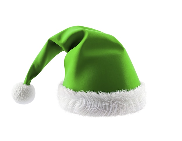 Free PSD santa christmas hat in studio