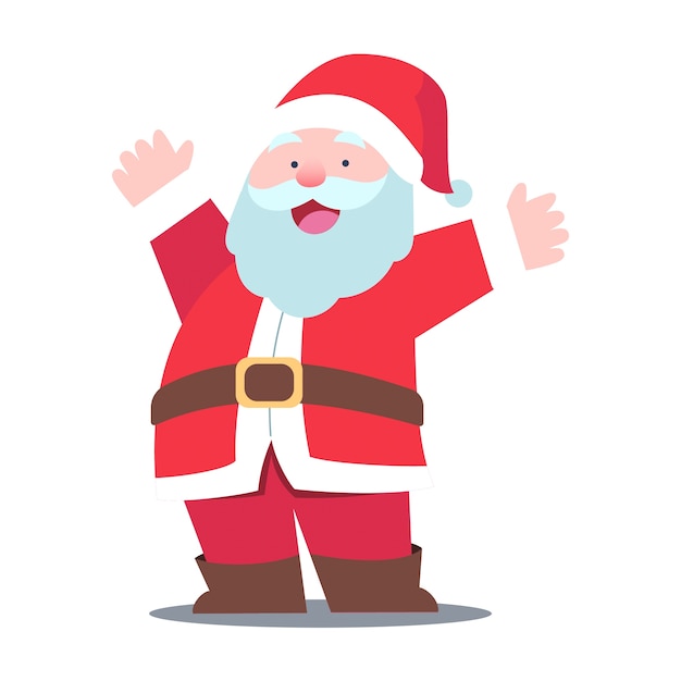 Free PSD santa claus illustration