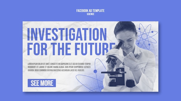 Free PSD science design template