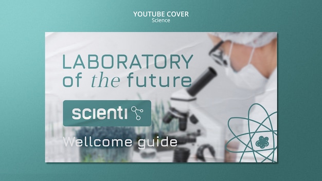 Free PSD science template design