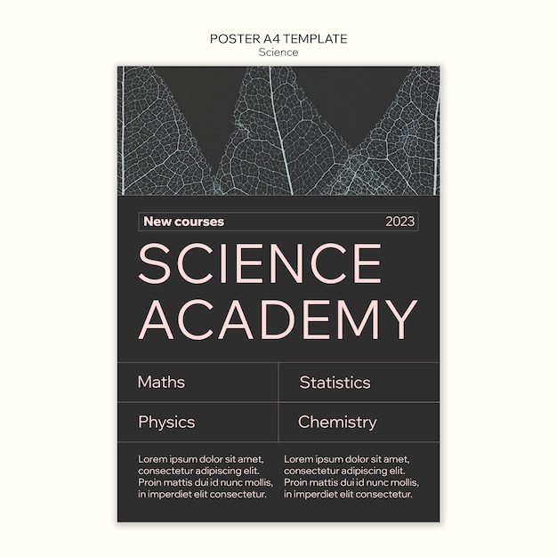 Science  template design