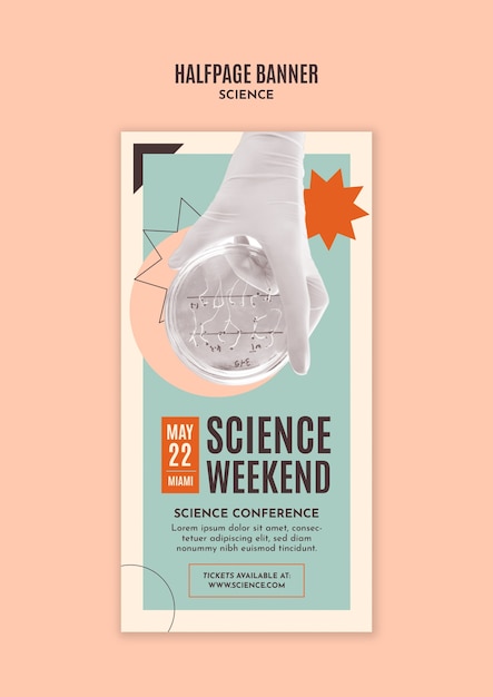 Science template design