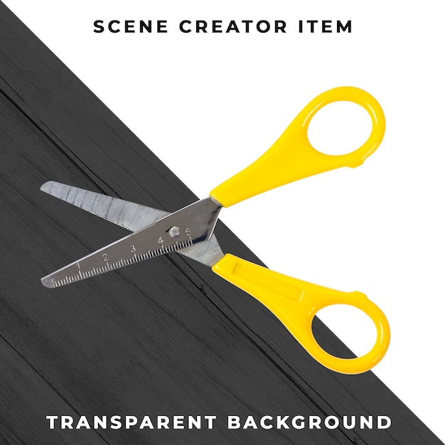 Free PSD scissors object transparent psd