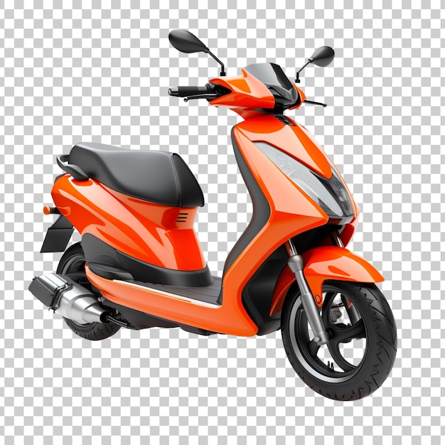 Free PSD scooter isolated on a transparent background