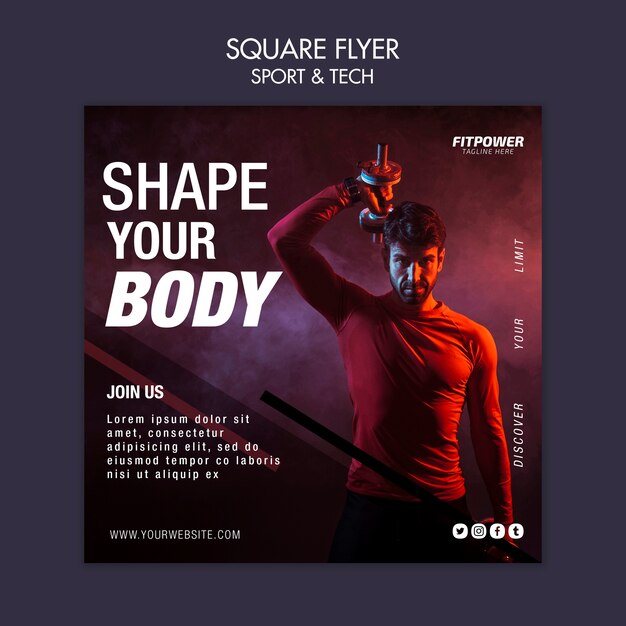 Shape your body template