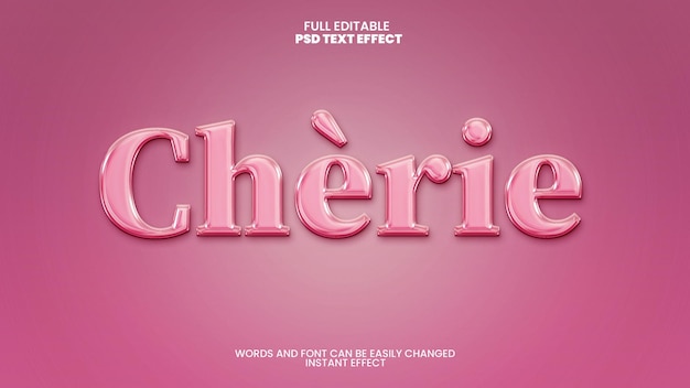 Shining Pink Text Effect