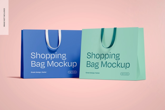 Shopping bags mockup