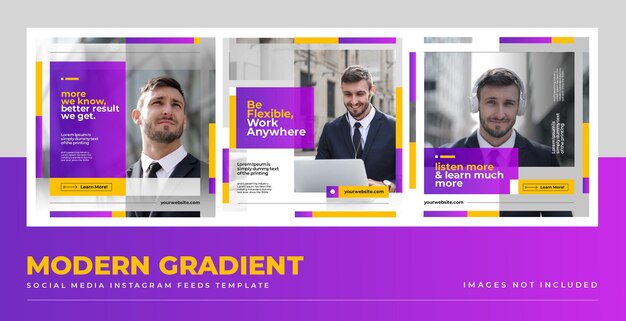 SIMPLE MODERN GRADIENT SOCIAL MEDIA TEMPLATE