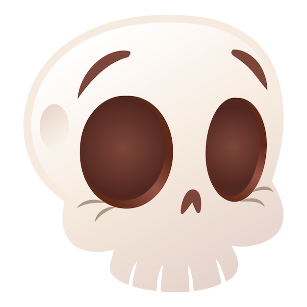 Free PSD skull illustration