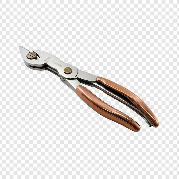 Free PSD slip joint pliers isolated on transparent background