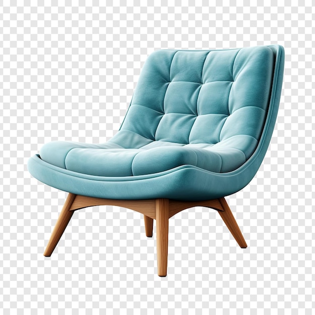 Slipper chair isolated on transparent background