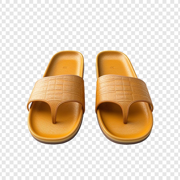 Free PSD slippers isolated on transparent background