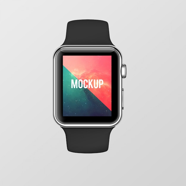 Free PSD smartwatch mock up design