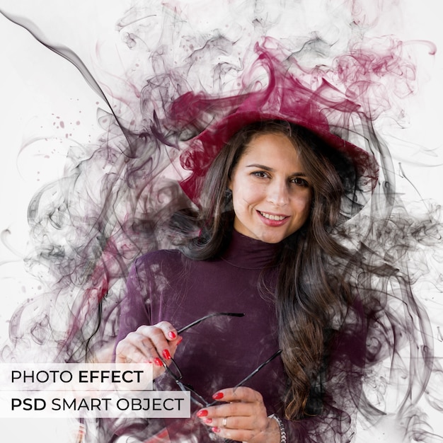 Free PSD smoke dispersion  photo effect