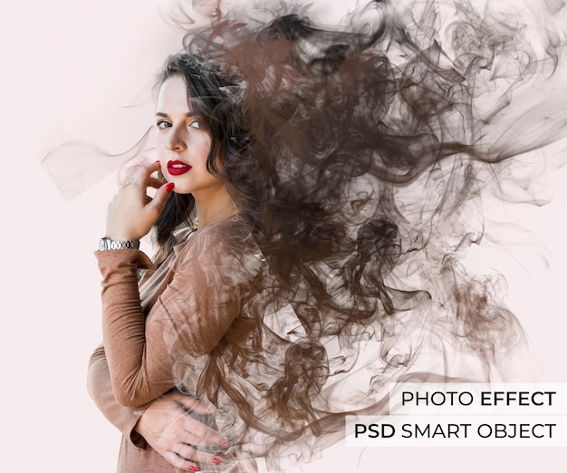 Free PSD smoke dispersion  photo effect