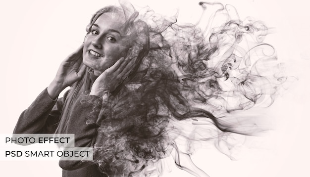 Free PSD smoke dispersion  photo effect