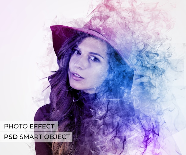 Free PSD smoke dispersion  photo effect