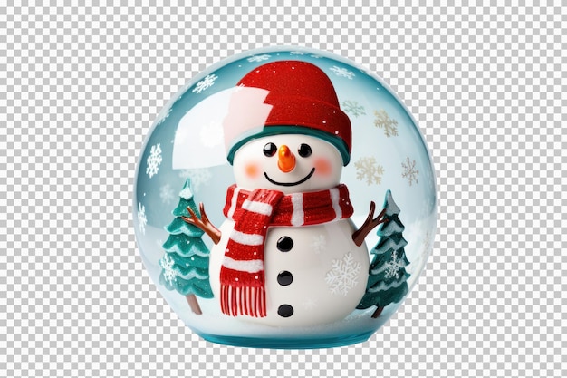 Free PSD snowball isolated without base on transparent background