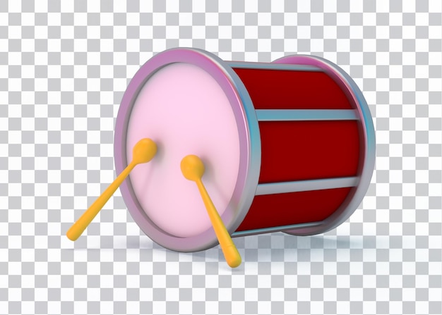 Free PSD soccer drum right side