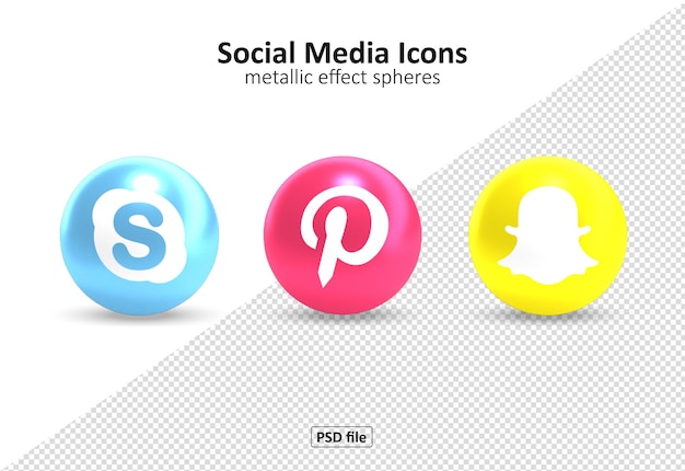 Free PSD social media icon