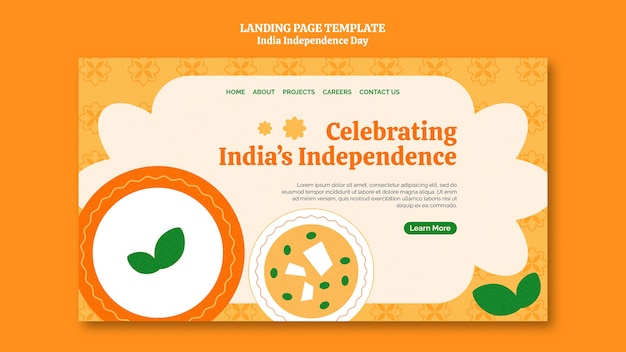 Free PSD social media promo template for india independence day celebration