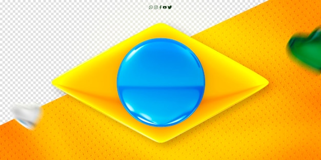 social media template design september 7 independence from brazil