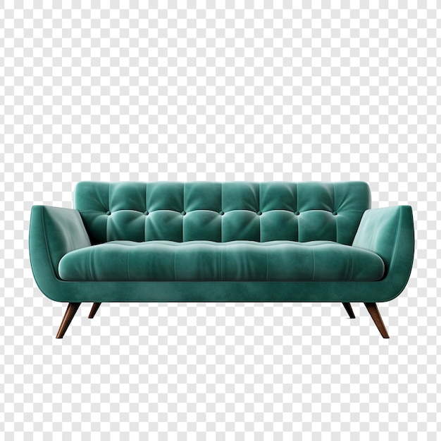 Sofa isolated on transparent background