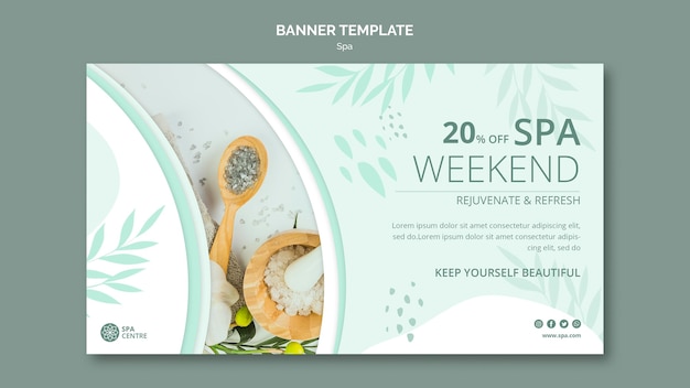 Spa concept banner template