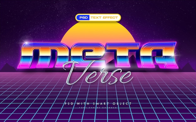 Space Retro 3D Style Text Effect