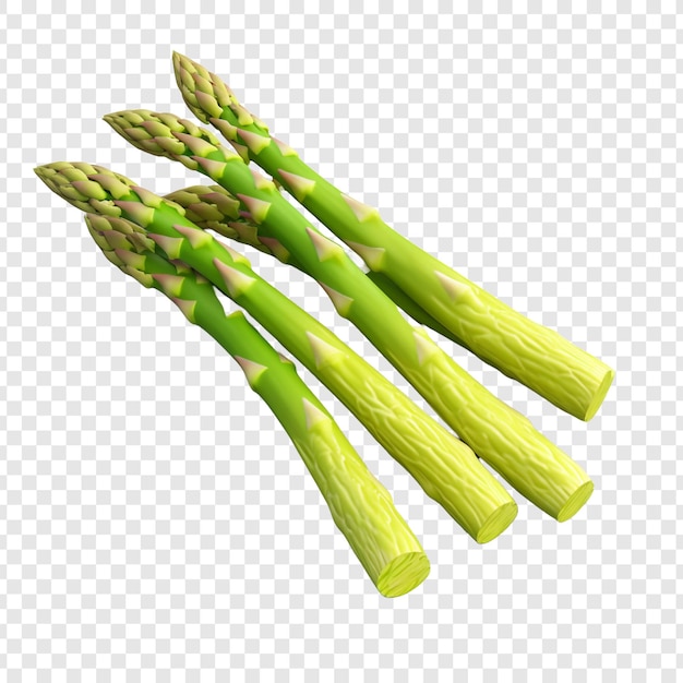 Free PSD spargel asparagus isolated on transparent background