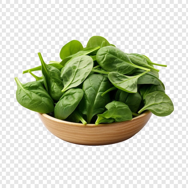 Spinach isolated on transparent background