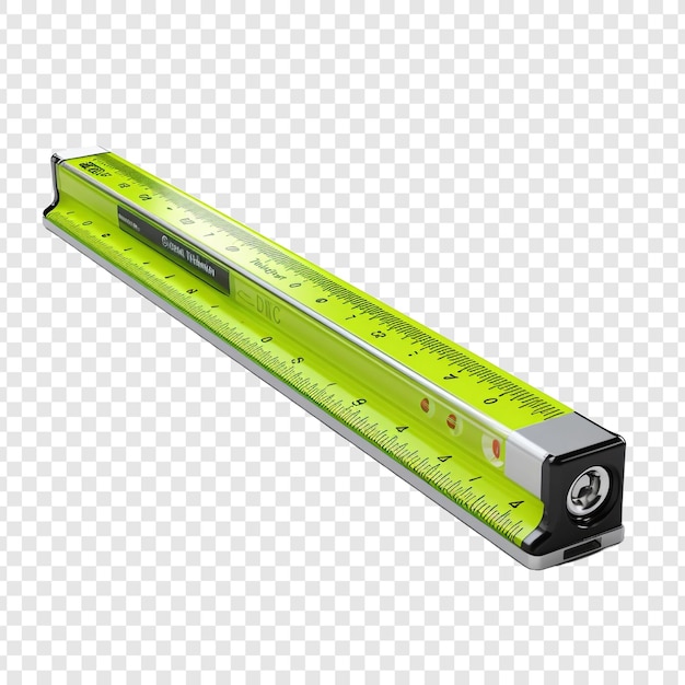 Free PSD spirit level isolated on transparent background