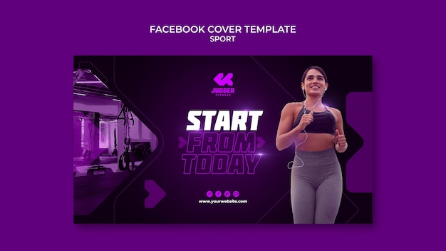 Free PSD sport template design