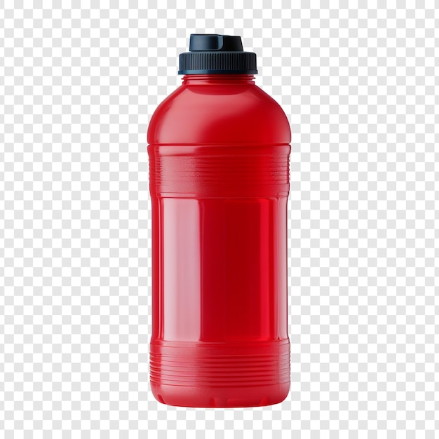 Free PSD sports drink bottle isolated on transparent background